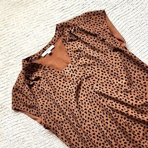 Fun2fun Leopard Print Short Sleeve. EUC. XS